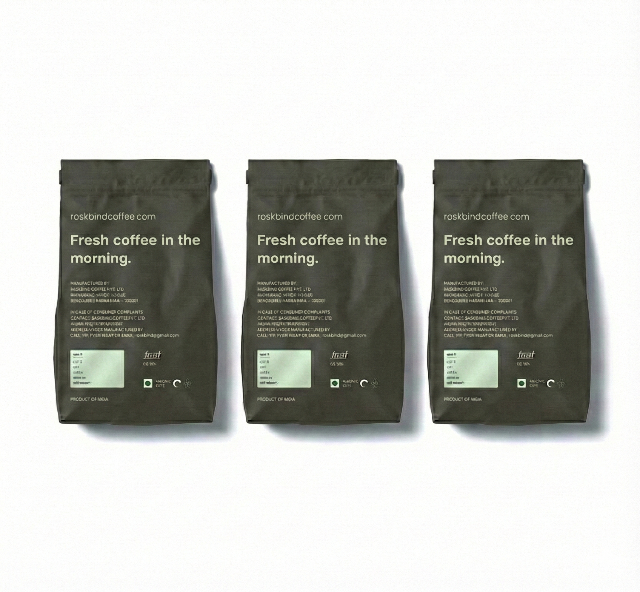Ground Coffee Sampler Pack – Light, Medium & Dark Roast